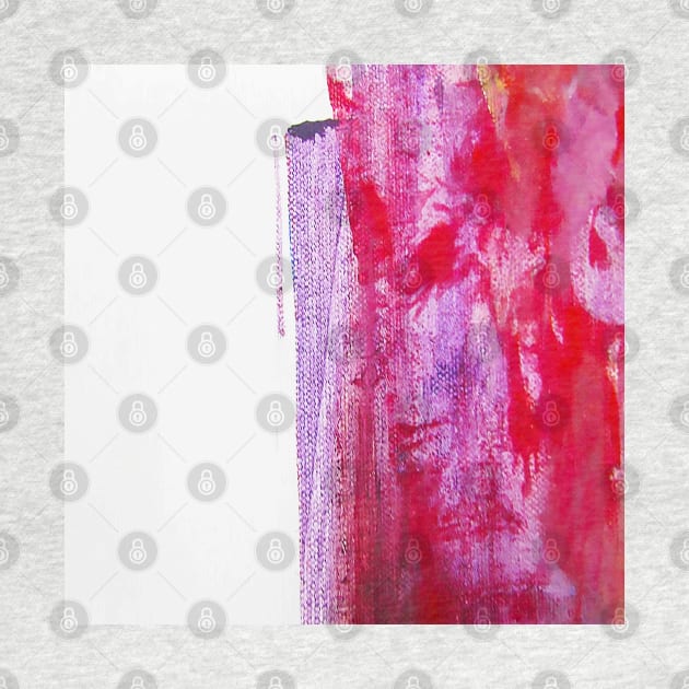 red abstract painting by Le Ma9